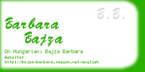 barbara bajza business card